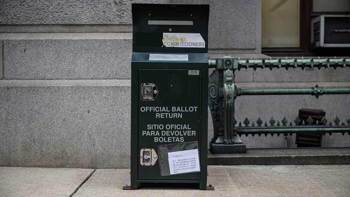 Mail ballot drop box