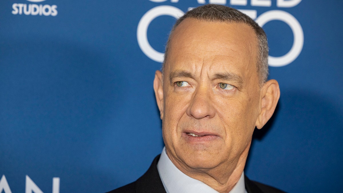 Tom Hanks attends the premiere of "A Man Called Otto" at Filmstaden Rigoletto on December 13, 2022, in Stockholm, Sweden. (Photo by Michael Campanella/Getty Images)