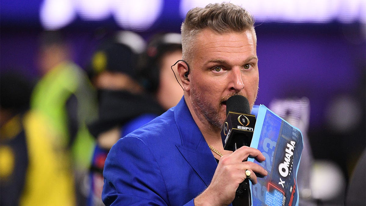 Pat McAfee at the college football national championship game
