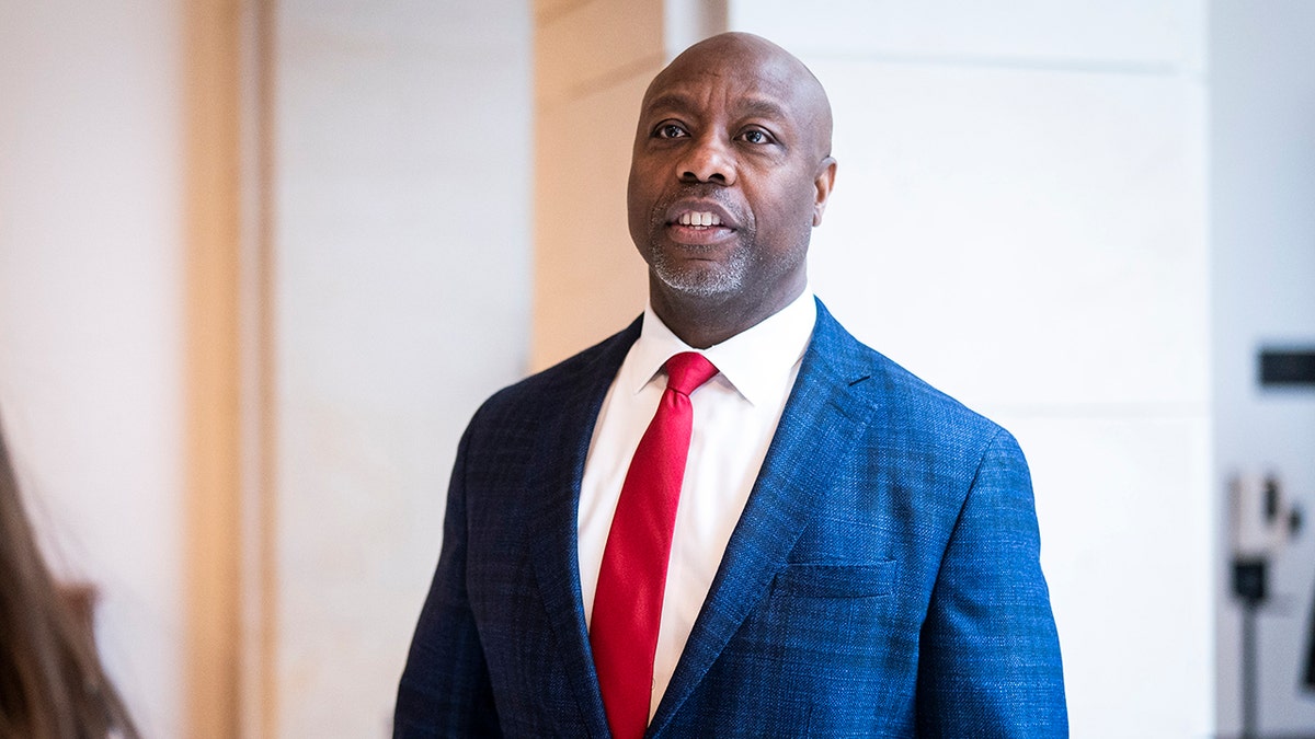 Sen. Tim Scott, R-S.C., in a suit