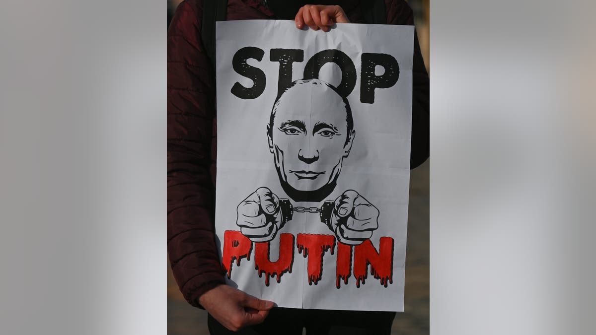 Putin war protest