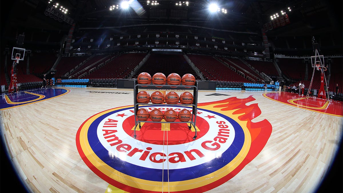 Game balls for the McDonalds All-American game