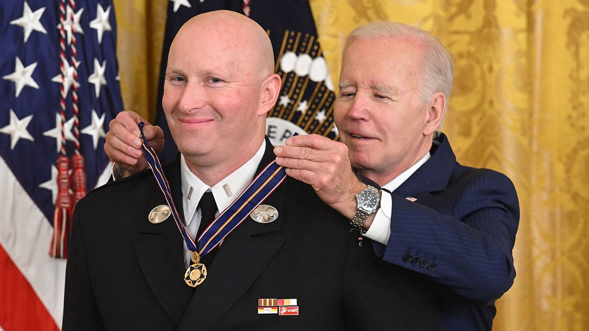 Biden awards Medal of Valor to FDNY member