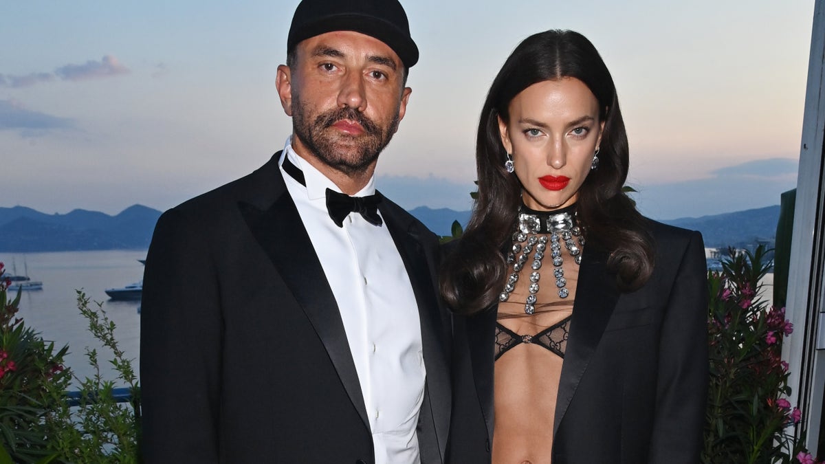 Riccardo Tisci and Irina Shayk