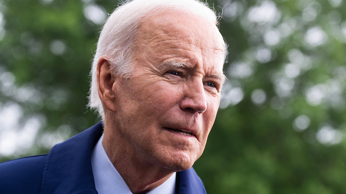 Biden on White House lawn