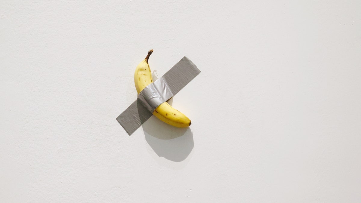 Banana artwork eaten in South Korea