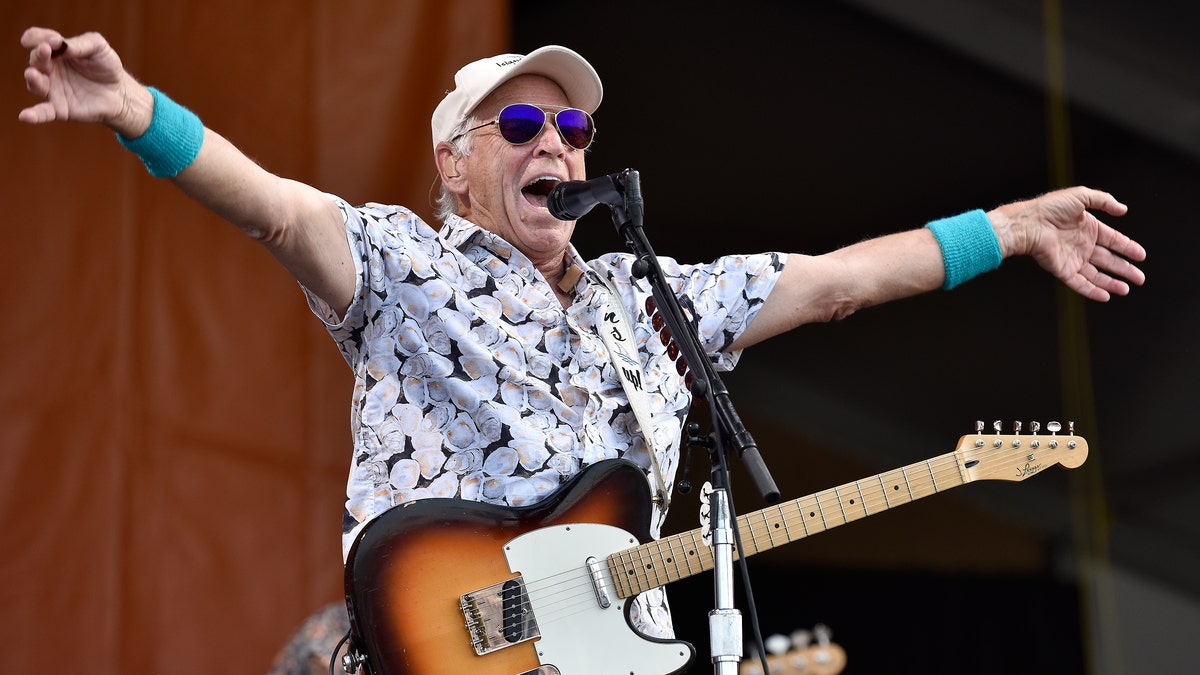 Jimmy Buffett performing 2022