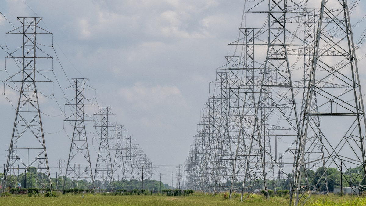 transmission towers