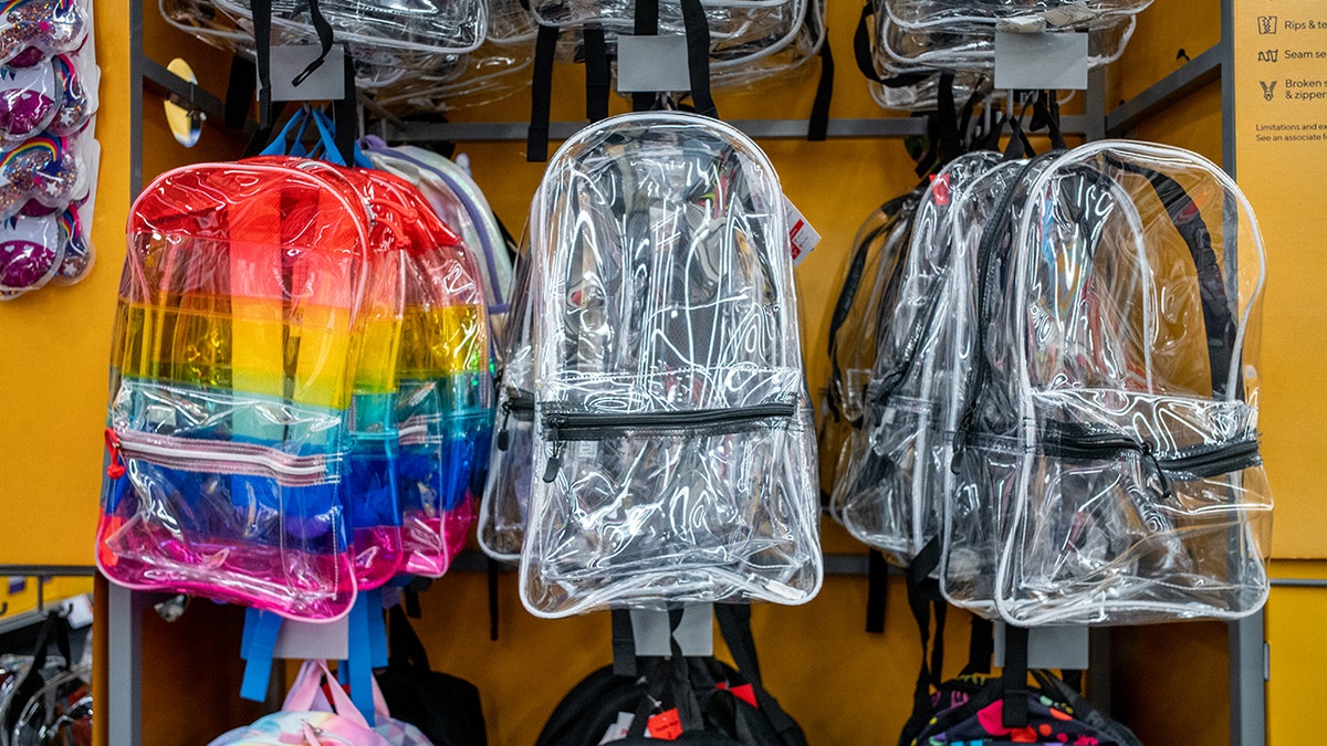 Several backpacks