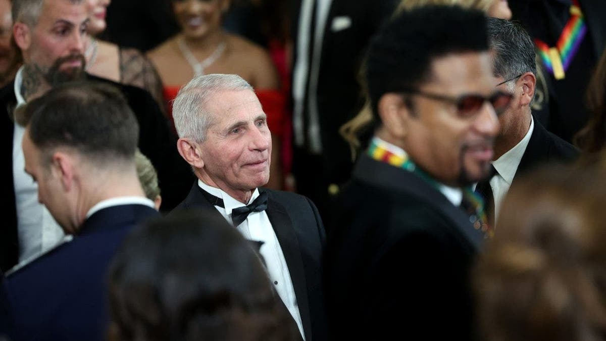 Dr. Anthony Fauci attends a reception for the 2022 Kennedy Center honorees