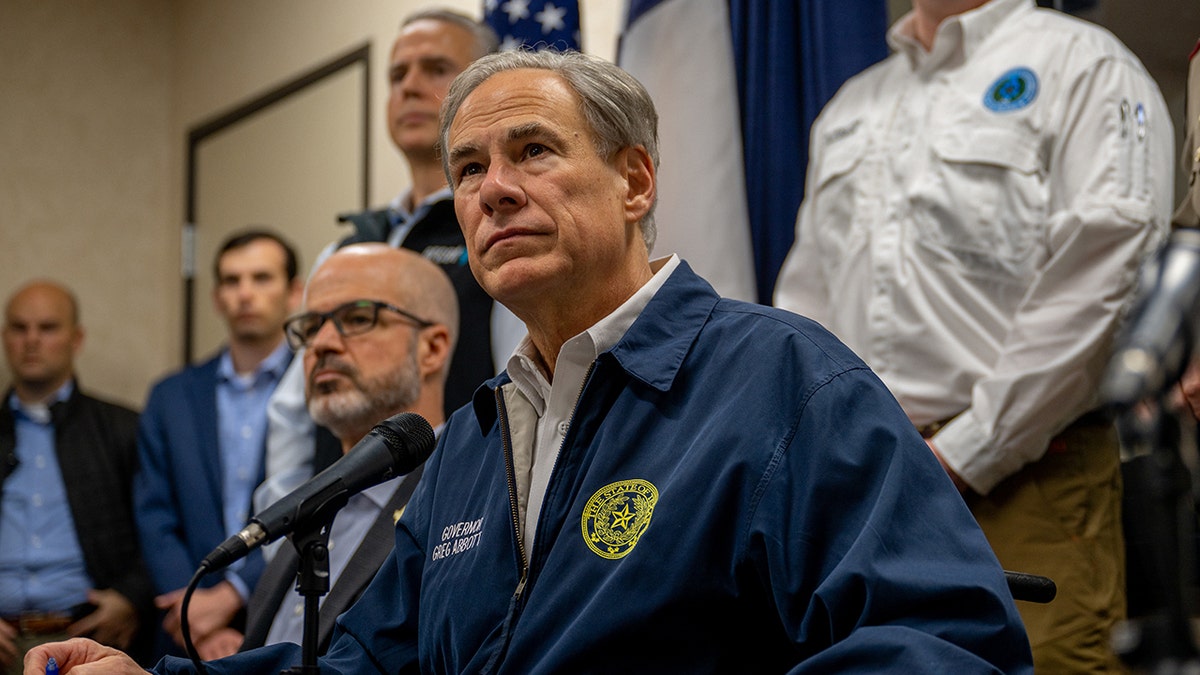 Texas Gov. Greg Abbott at news conference