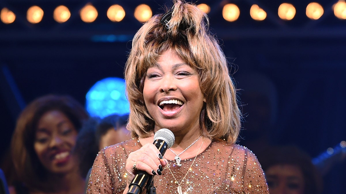 Tina Turner at the opening of her play