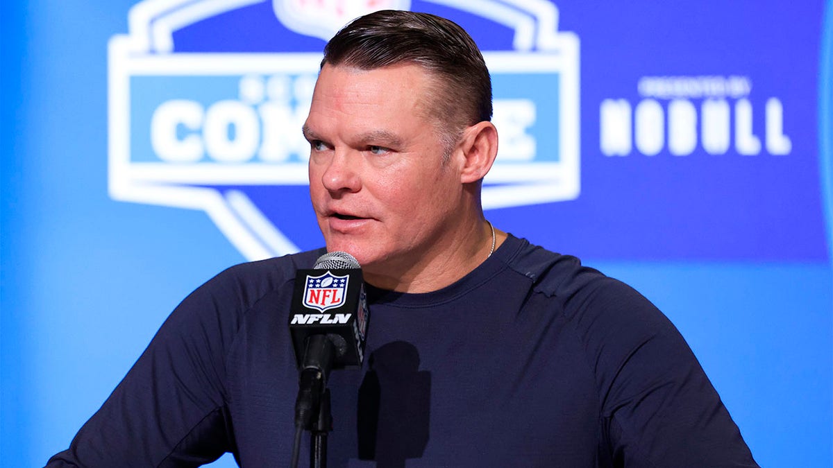Chris Ballard of the Colts at the NFL Combine
