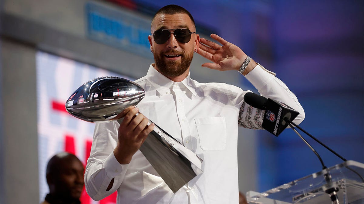 Travis Kelce at the NFL Draft
