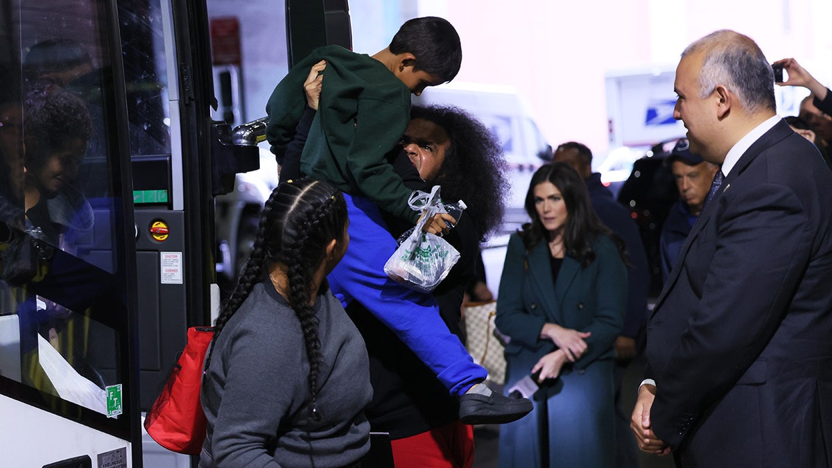 NYC migrants arrive at Port Authority bus terminal