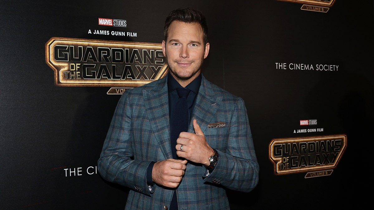 Chris Pratt at premiere