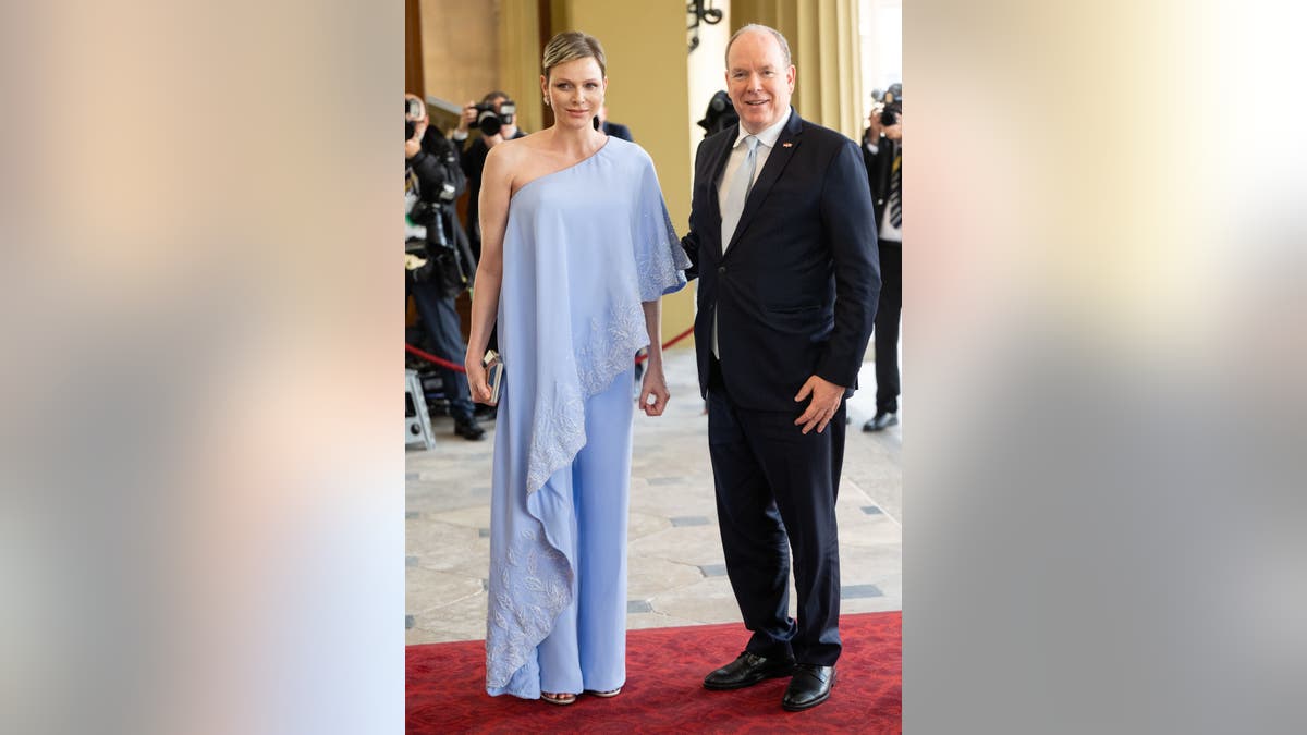  Prince Albert II of Monaco and Princess Charlene of Monaco attend the Coronation Reception 