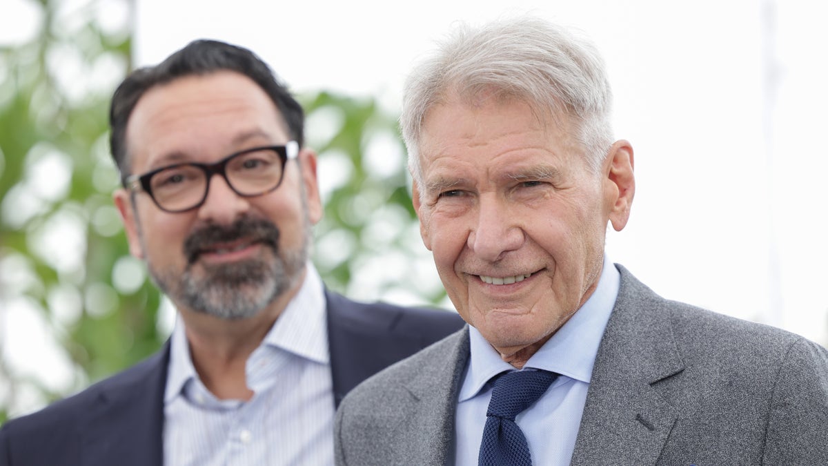 James Mangold and Harrison Ford