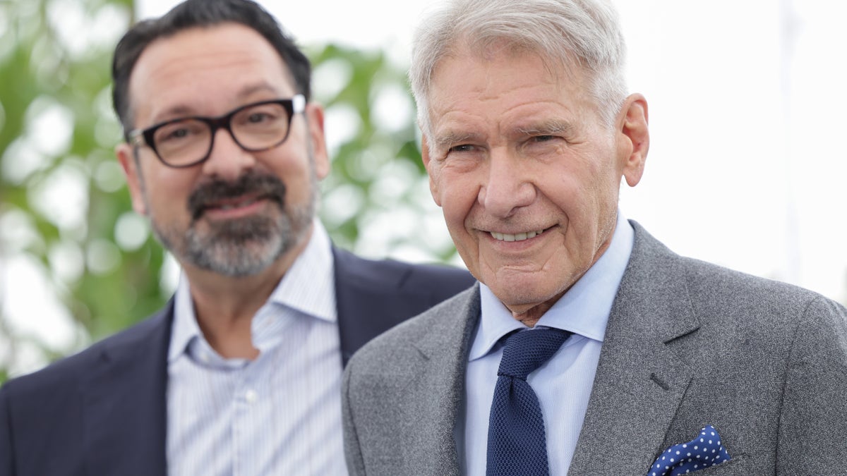 James Mangold and Harrison Ford