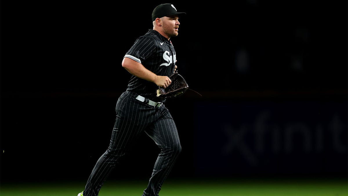 Liam Hendriks enters the game against the Angels