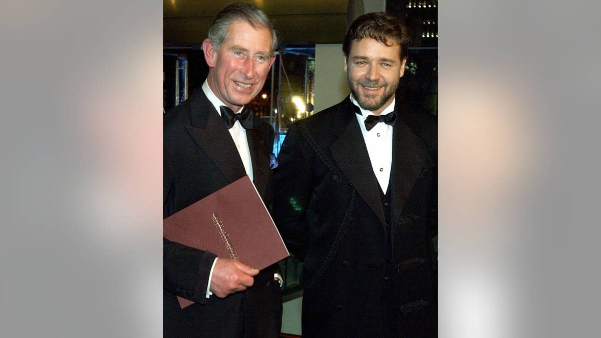 Prince Charles and Russell Crowe