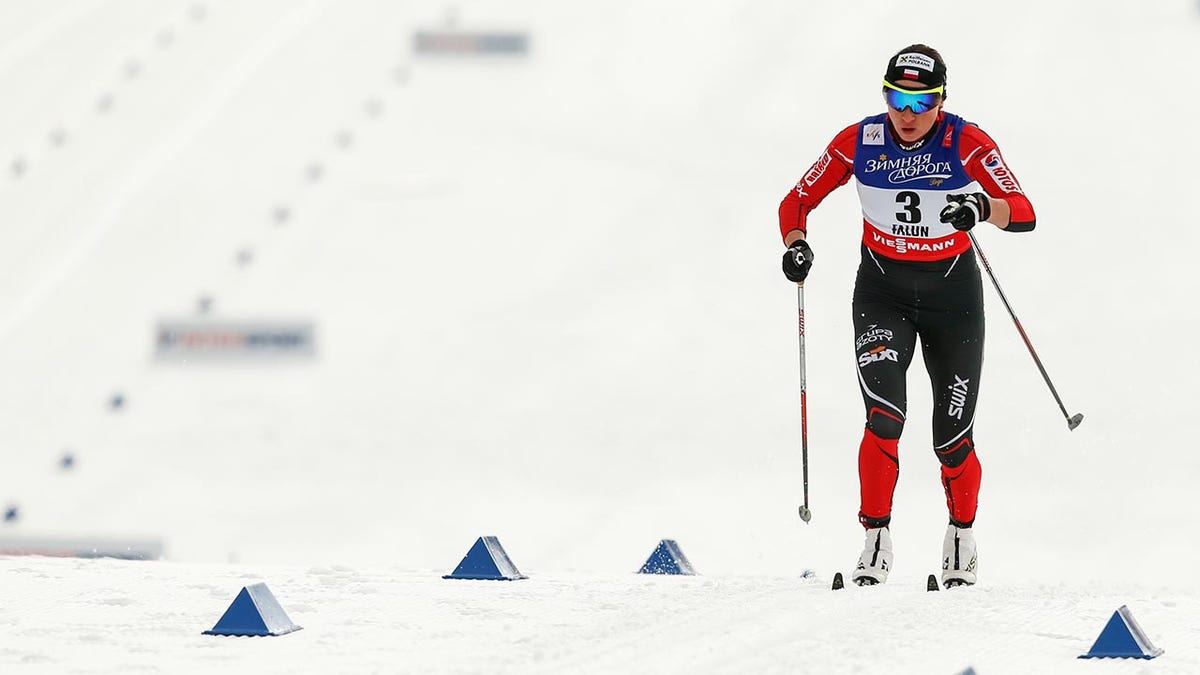 Justyna Kowalczyk during the FIS Nordic World Ski Championships in 2015