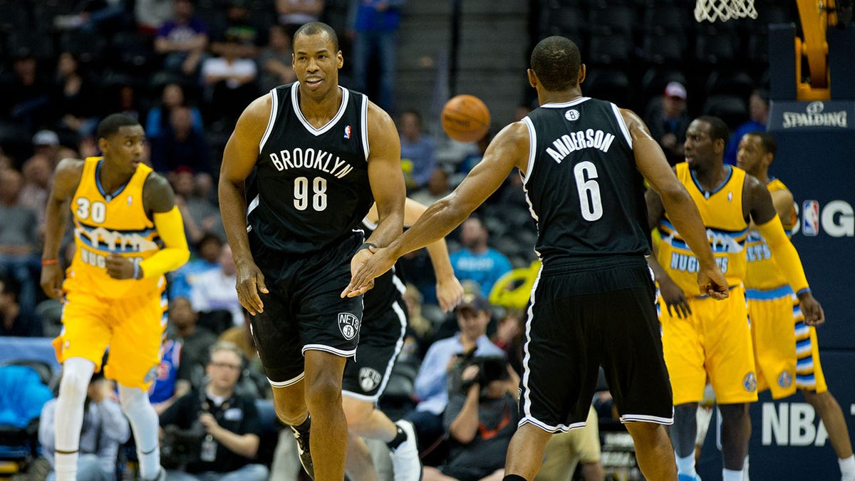 Jason Collins in action for the Nets