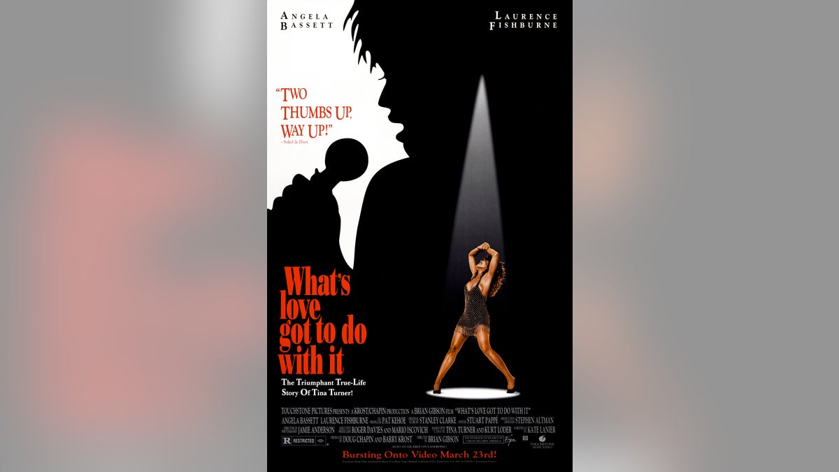 Movie poster for Tina Turner bio pic What's Love Got To Do With It?