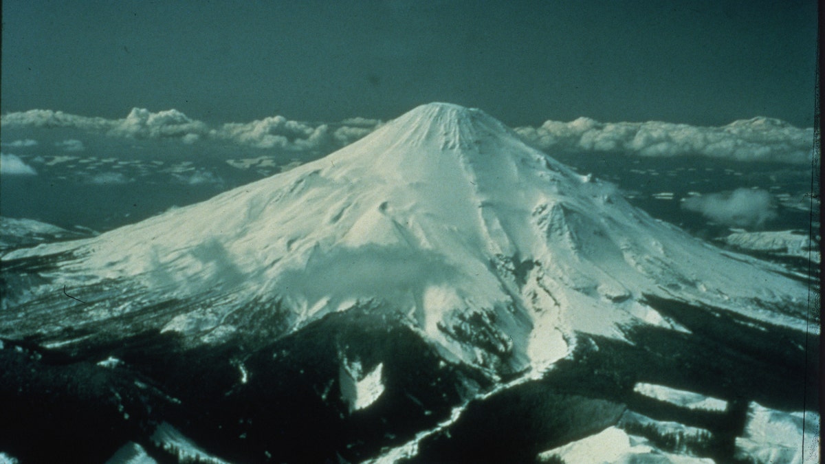 Mountain peak snowy