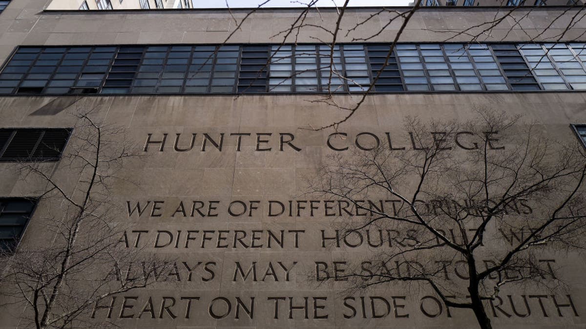 Hunter College sign