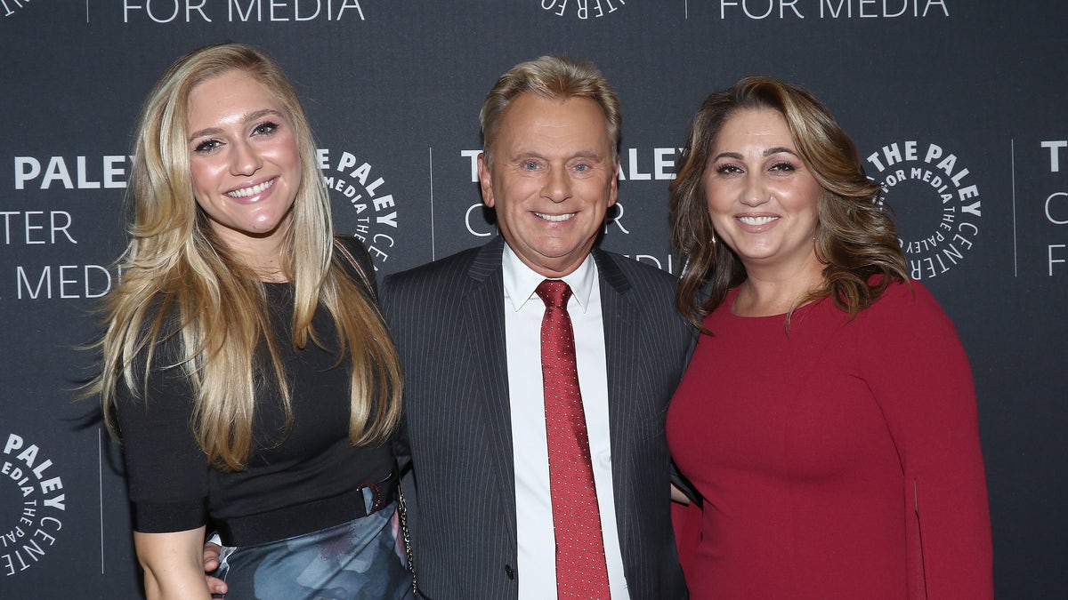 Maggie Sajak with her parents