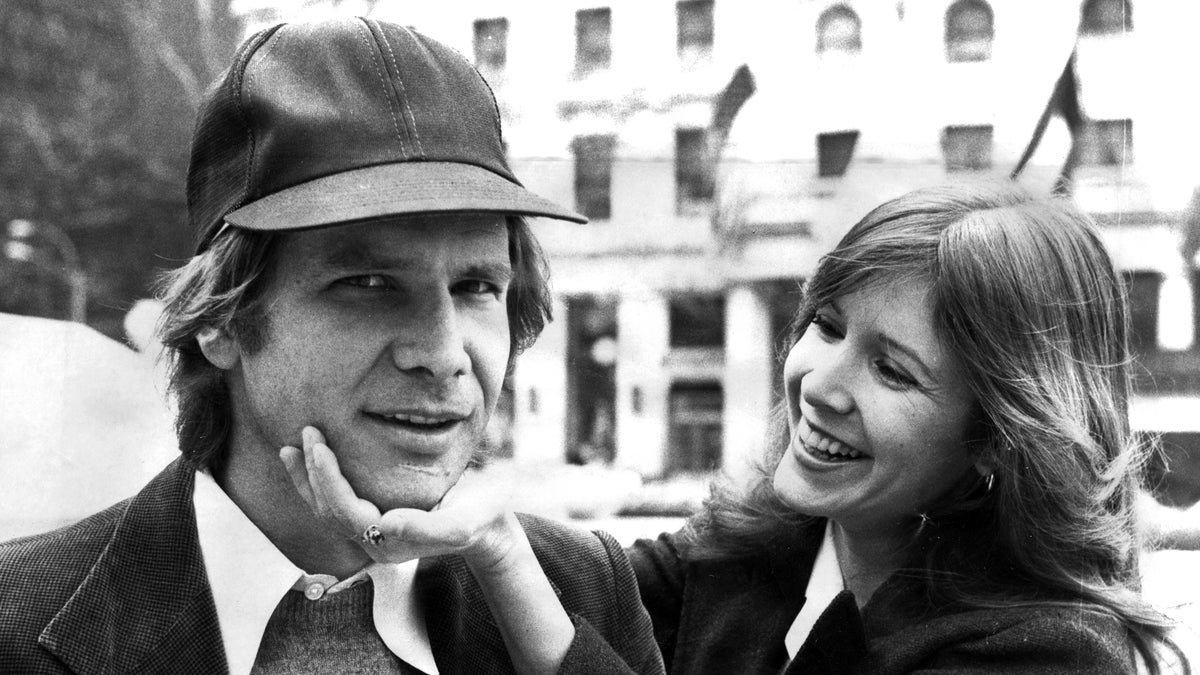 Harrison Ford and Carrie Fisher