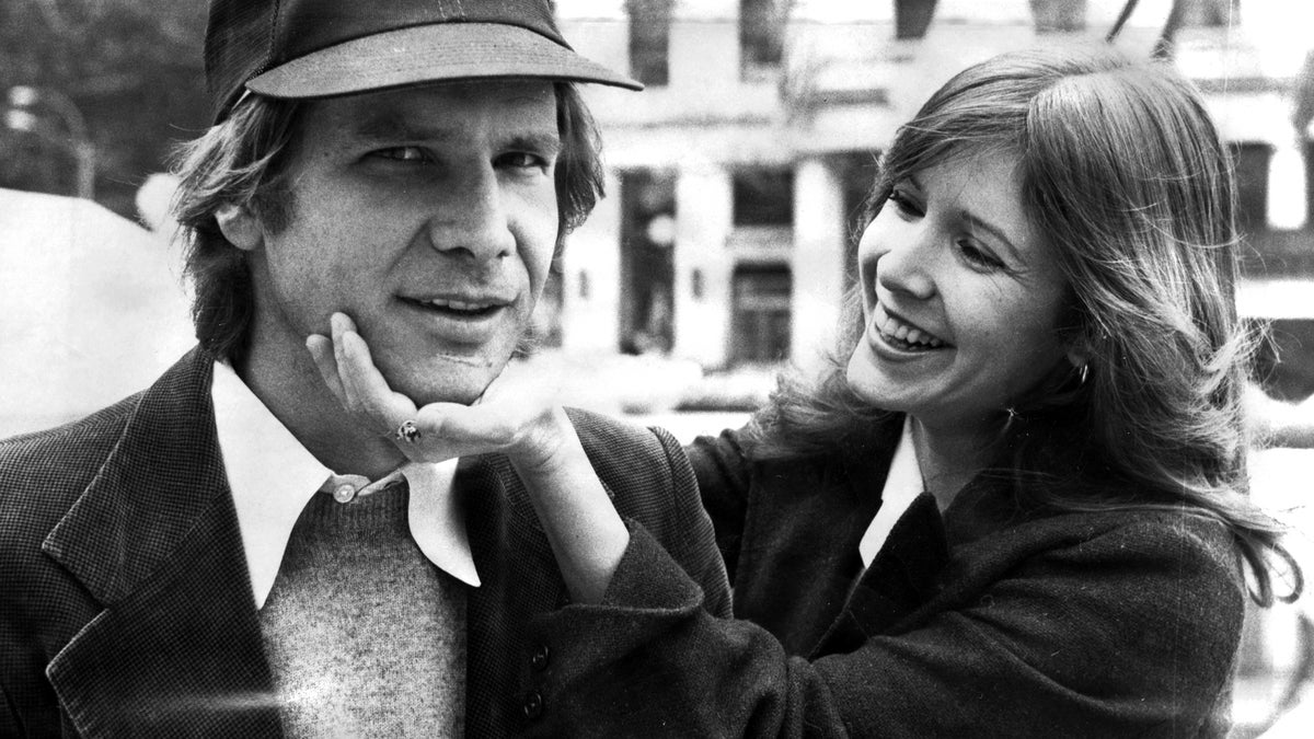 Harrison Ford and Carrie Fisher