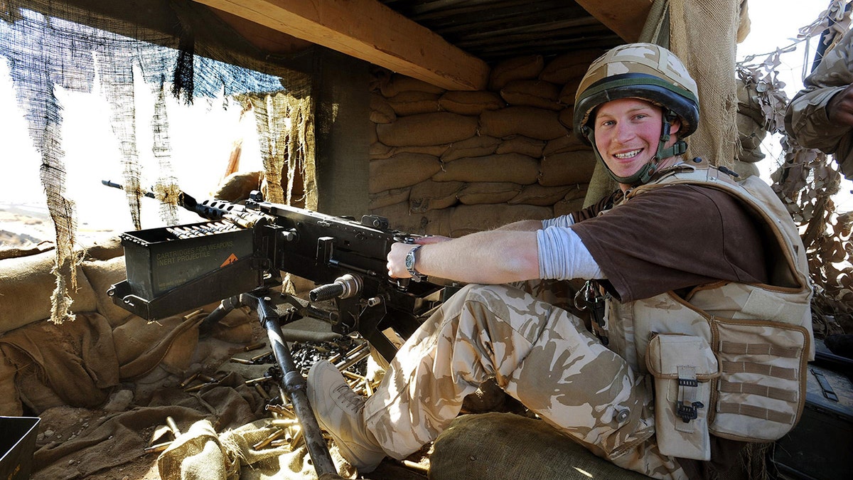Prince Harry in military gear