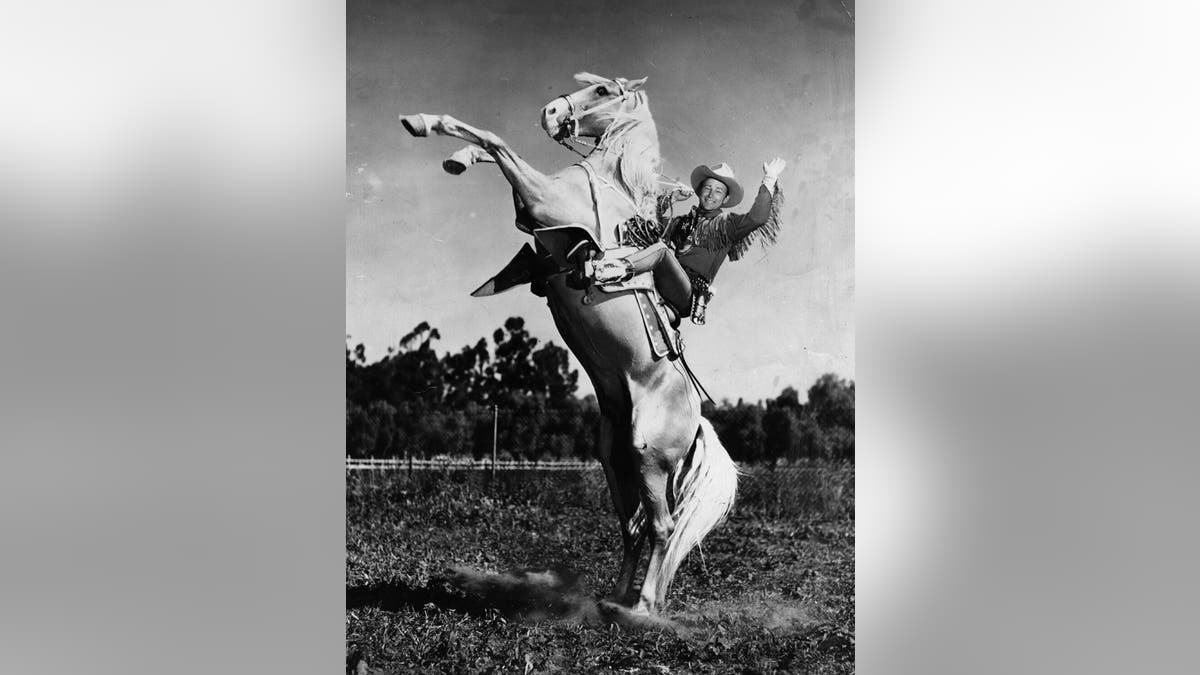 Roy Rogers riding Trigger