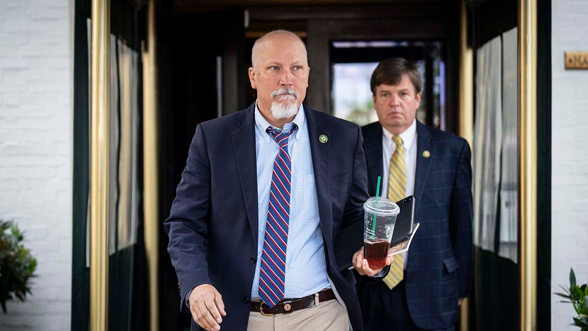 Rep. Chip Roy, R-Texas, leaving a meeting