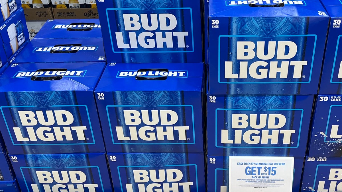 Bud Lights on sale with rebate