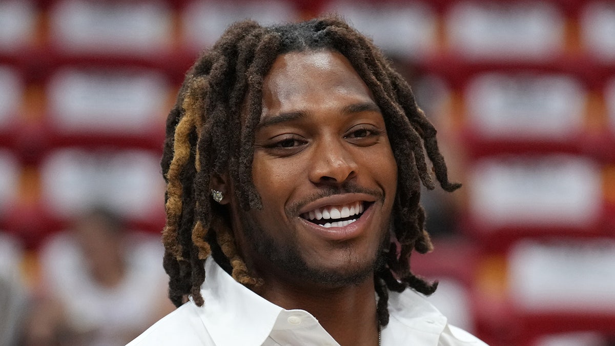 Jalen Ramsey at the Heat game