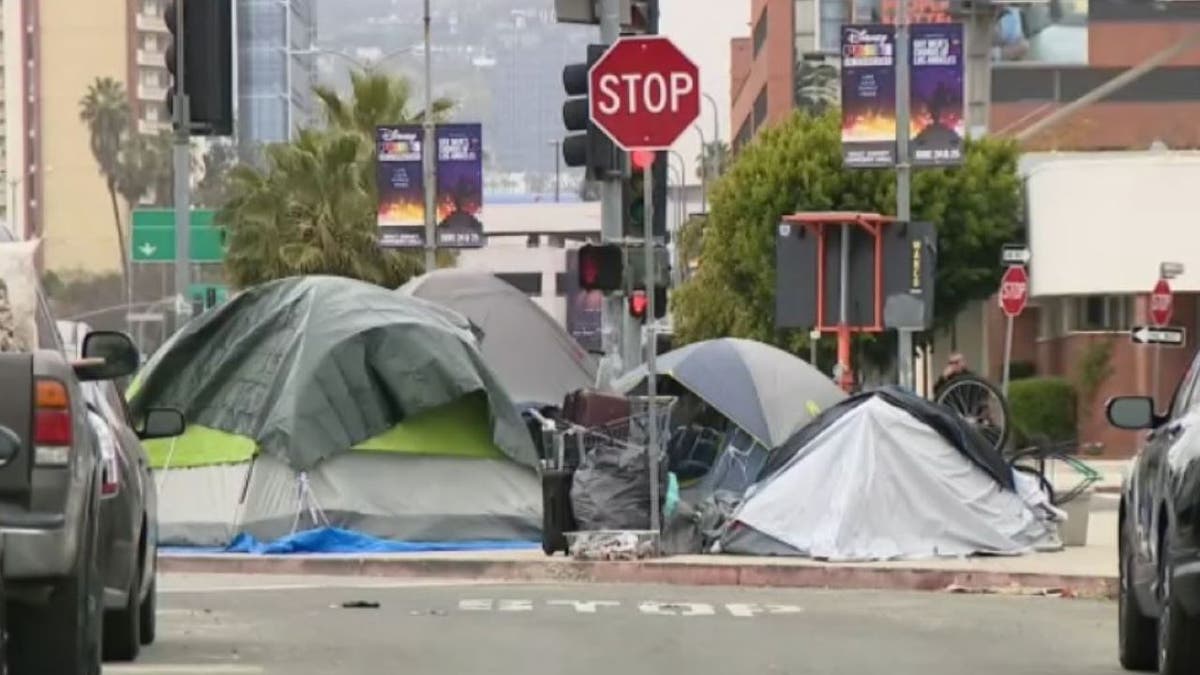 Beverly Grove homeless encampment