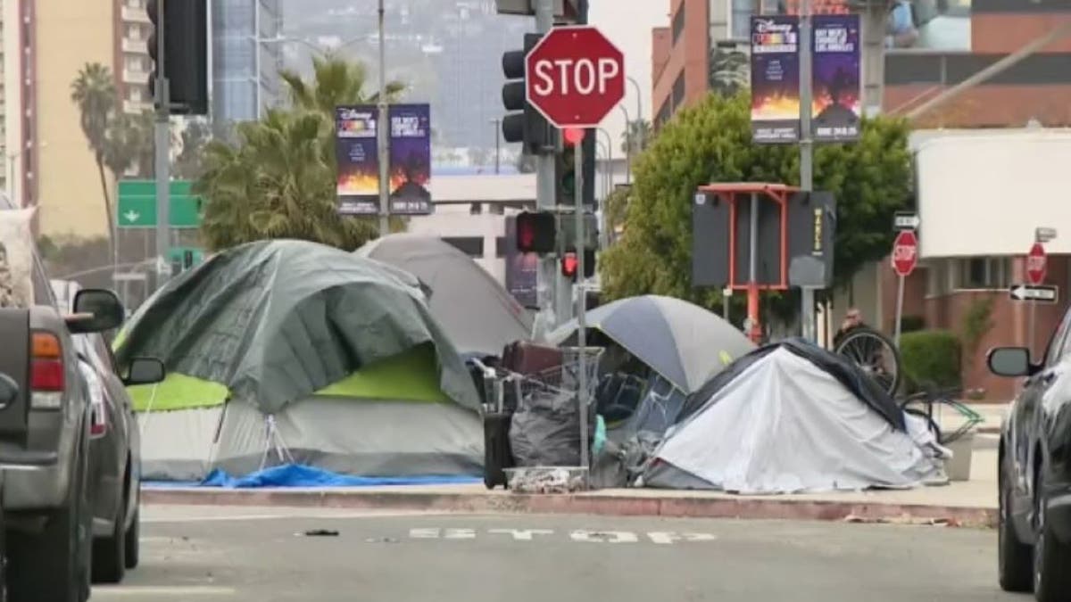 Beverly Grove homeless encampment