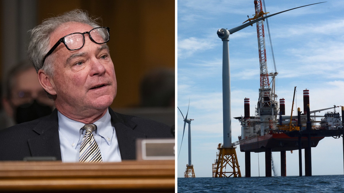 Sen. Tim Kaine has supported Dominion Energy's offshore wind development after taking thousands from the company's political action committee.