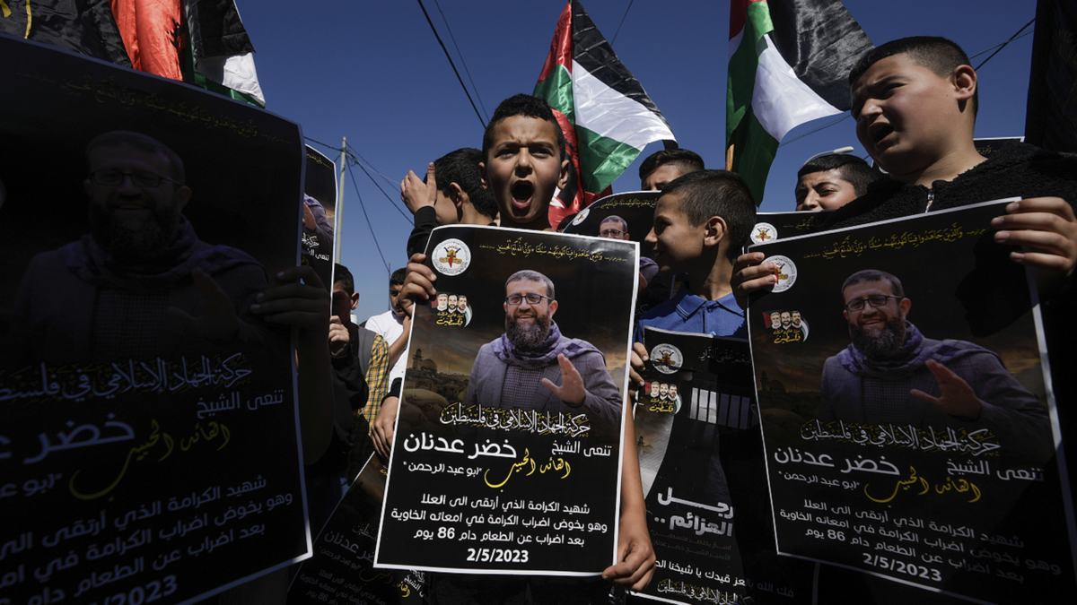 Khader Adnan death protest
