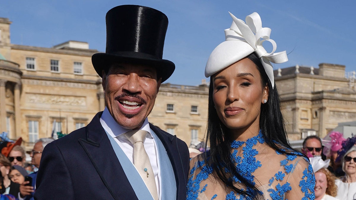 Lionel Richie and Lisa Parigi at the Garden Party for the King and Queen ahead of the Coronation