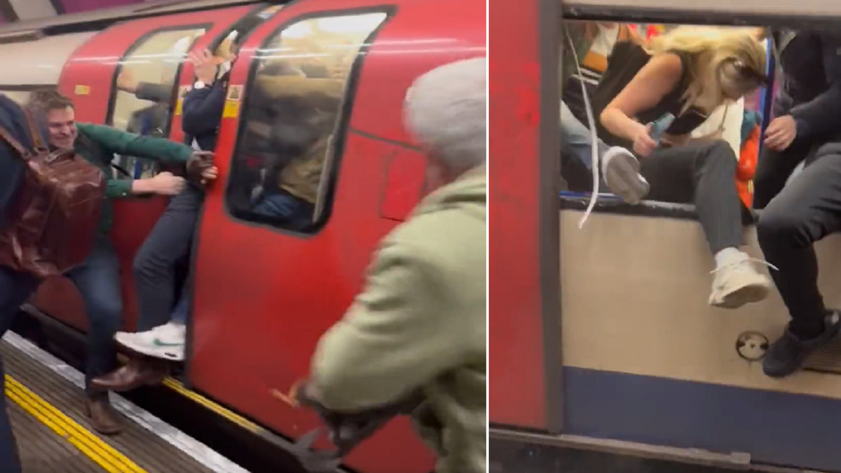 London subway train escape