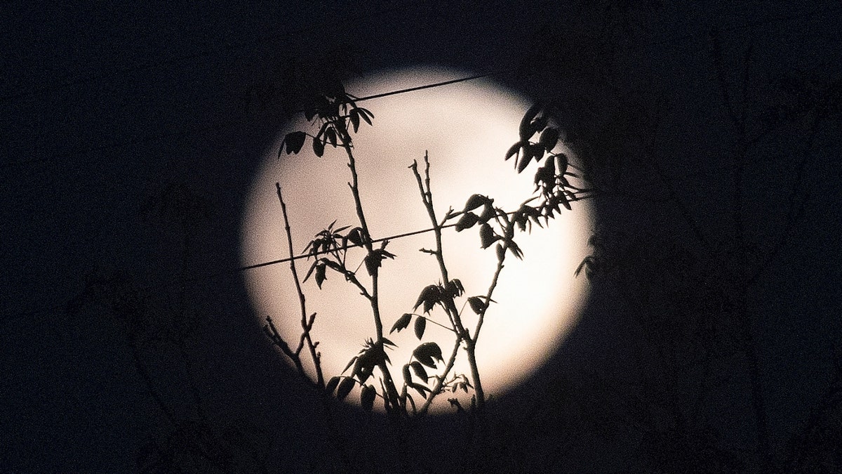 The lunar eclipse in Macedonia