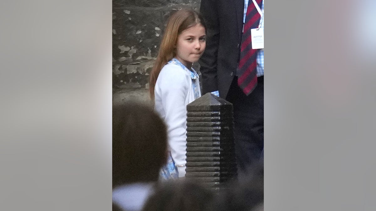 Princess Charlotte at Westminster Abbey