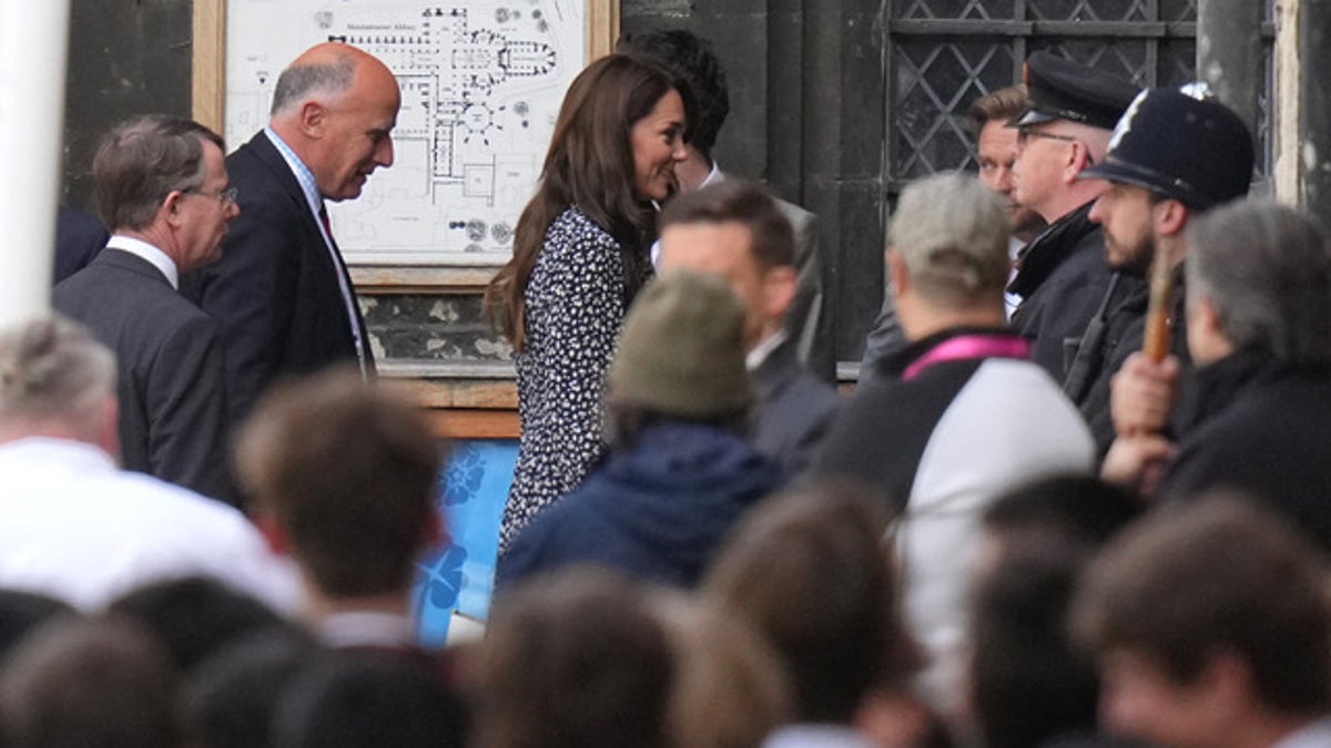 Kate Middleton at Westminster Abbey