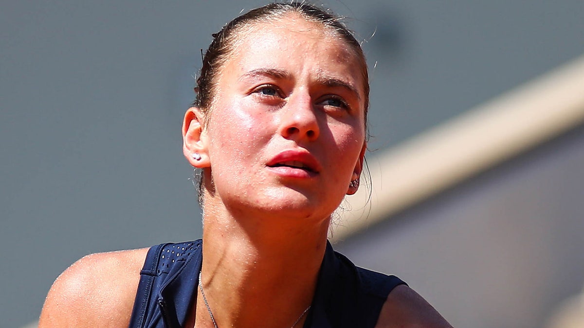 Marta Kostyuk in action