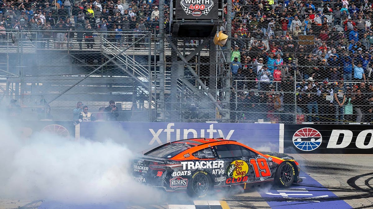 Martin Truex Jr burns out