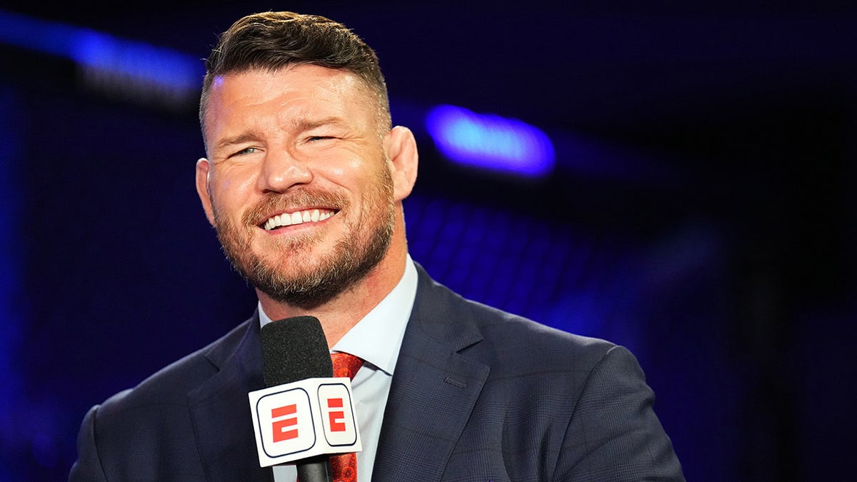 Michael Bisping smiles